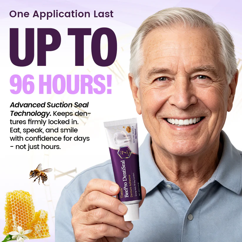 Timilk® BeePro DentiSeal Denture Adhesive