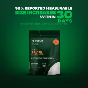 Supreme Male 10 in 1 Alpha Gummies