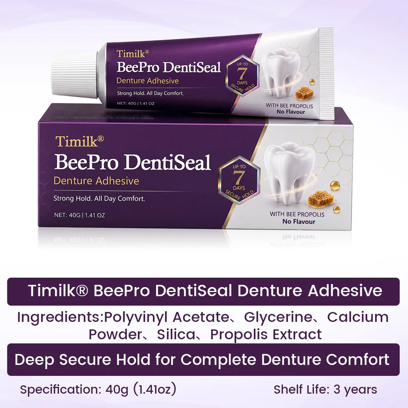 Timilk® BeePro DentiSeal Denture Adhesive